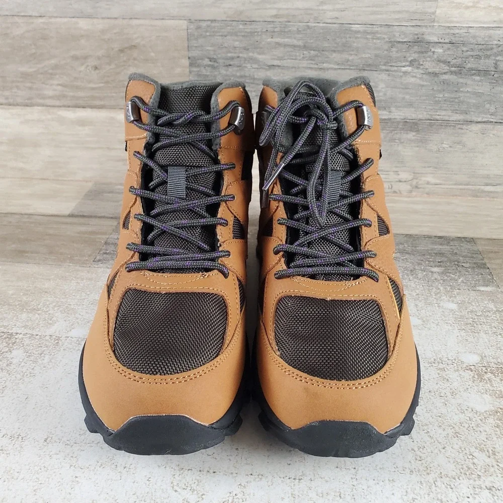 Merrell Moab Speed 2 Peak Waterproof Mens Hiking Boots Sz 7 M Tan Olive Outdoor
